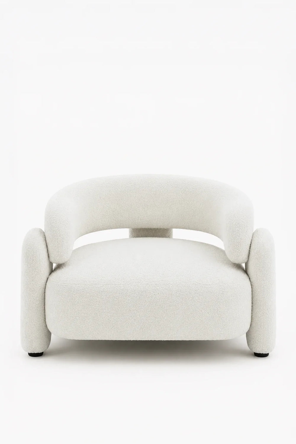Evalina Mulberry Sofa Chair - Cream