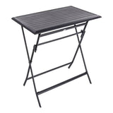 Table de jardin pliante rectangulaire AZUA Graphite