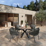 Lot de 2 fauteuils de jardin ORIENGO Anthracite & Graphite