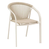 Fauteuil de jardin empilable RIU Argile & Beige