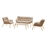 Salon de jardin MELOANE Taupe