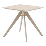 Ensemble table de jardin carrée + 2 chaises TERZANO Argile