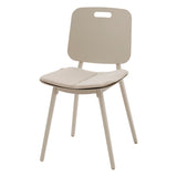 Ensemble table de jardin carrée + 2 chaises TERZANO Argile