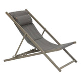 Chilienne de jardin pliable LUNIVIA Café