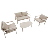 Salon de jardin FLOVIA Argile