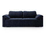 GREVIN Canapé convertible 3 places - Bleu