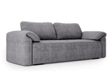 GREVIN Canapé convertible 3 places - Gris