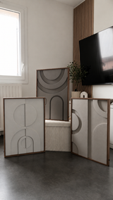 Décoration murale avec LED (Set de 3)