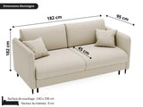 MONTAIGNE – Canapé Convertible - Beige