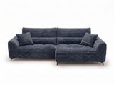 BATIGNOLLES Canapé d’angle convertible - Bleu