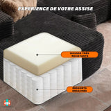 Canapé d'angle compressé - homavodiscount