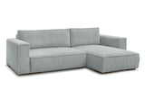 CHELSEA Canapé d'angle réversible Compressé - Gris Clair - homidiscount