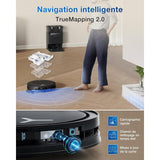 ECOVACS T50 Omni GEN2 - Robot Aspirateur Laveur - 21000Pa - ZeroTangle 2.0 - Station OMNI avec vidage automatique