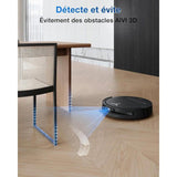 ECOVACS T50 Omni GEN2 - Robot Aspirateur Laveur - 21000Pa - ZeroTangle 2.0 - Station OMNI avec vidage automatique