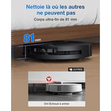 ECOVACS T50 Omni GEN2 - Robot Aspirateur Laveur - 21000Pa - ZeroTangle 2.0 - Station OMNI avec vidage automatique