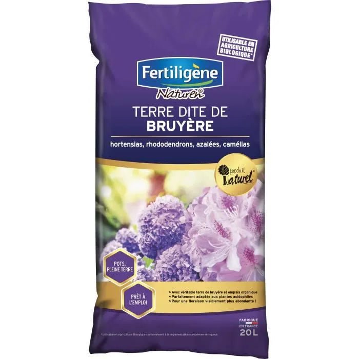 FERTILIGENE Terre dite de Bruyère - 20 L - homidiscount