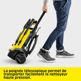 Kärcher Nettoyeur Haute Pression K 4 FJ Home, Pression max. 130 bar, Débit : 420 l/h, Surface : 30 m²/h, Filtre à Eau, Poids : 5,7 kg, Pistolet HP, Rotabuse, Lance Vario Power, Buse à Mousse, Home Kit - gobonplan