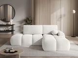 KLÉBER Canapé d’Angle Kléber - Blanc - homidiscount