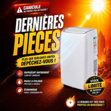 Kooper - Blanc - Climatiseur Portable 12000 Btu - Déshumidificateur - Ventilateur - homidiscount
