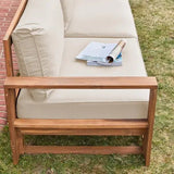 Mendoza Salon de jardin bois d'acacia 5 places - homidiscount