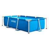 Piscine hors sol tubulaire INTEX - Metal Frame - 220 x 150 x 60 cm - Rectangulaire - homidiscount