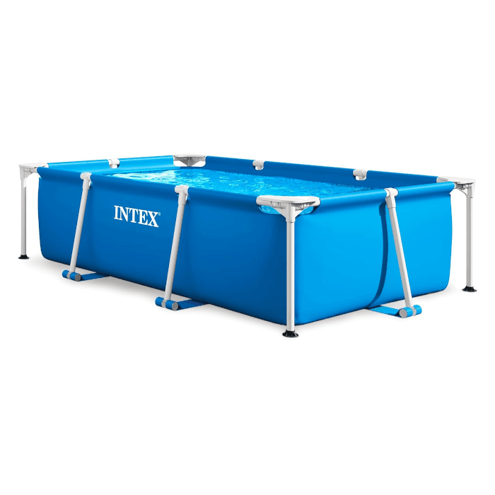 Piscine hors sol tubulaire INTEX - Metal Frame - 220 x 150 x 60 cm - Rectangulaire - homidiscount