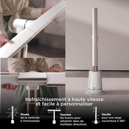 Shark TurboBlade Ventilateur colonne - gobonplan